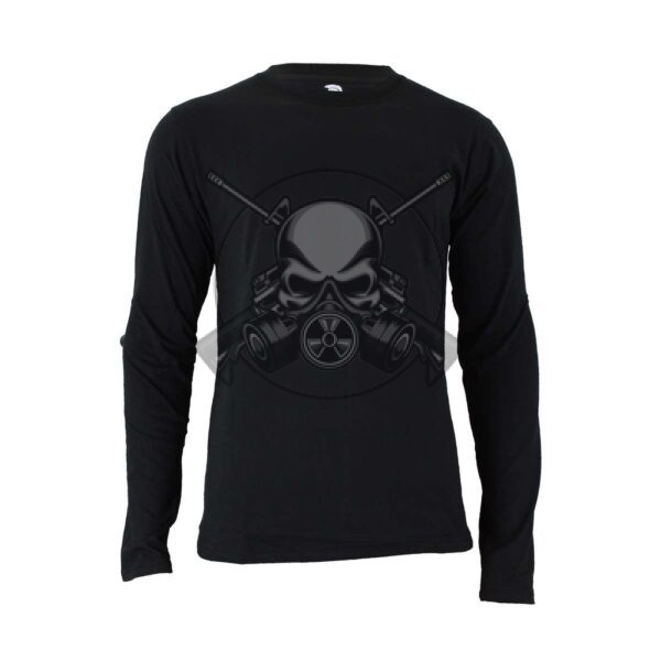 CAMISETA M/LARGA NEGRA