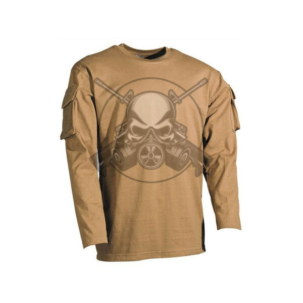CAMISETA TÁCTICA M/LARGA COYOTE