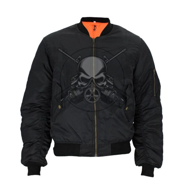 CAZADORA BOMBER NEGRA