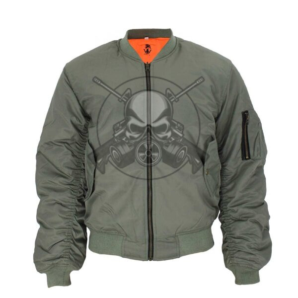 CAZADORA BOMBER VERDE