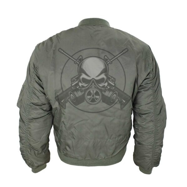 CAZADORA BOMBER VERDE - Imagen 2
