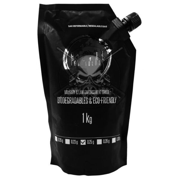 BOLAS BIO BIOVAL 0.25 GR 1 KILO BLANCO