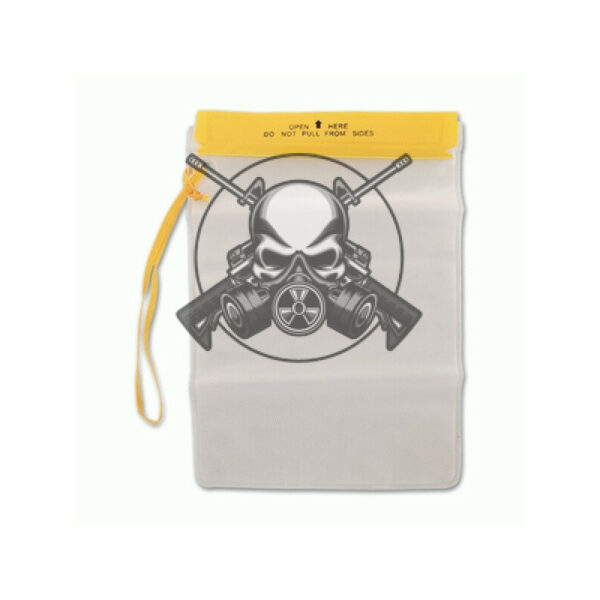 BOLSA ESTANCA MULTIUSO TRANSPARENTE GRANDE 26.7 X 35.6 CM