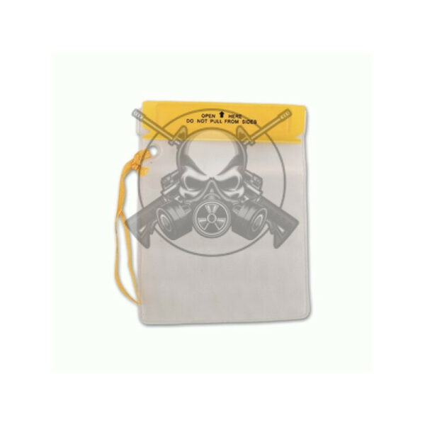 BOLSA ESTANCA MULTIUSO TRANSPARENTE PEQUEÑA 12.7 X 18.4 CM