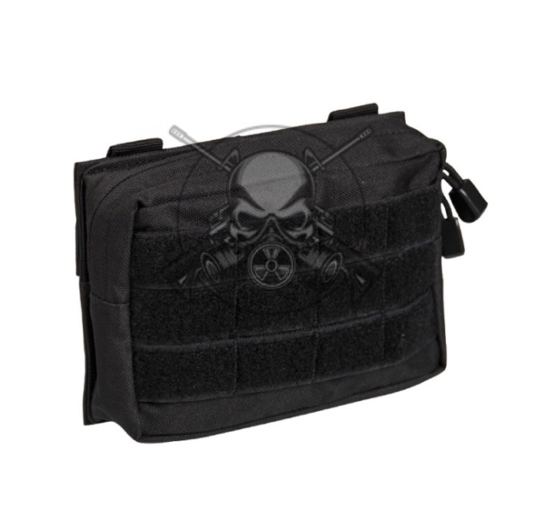 BOLSITO MOLLE RECTANGULAR VELCRO NEGRO