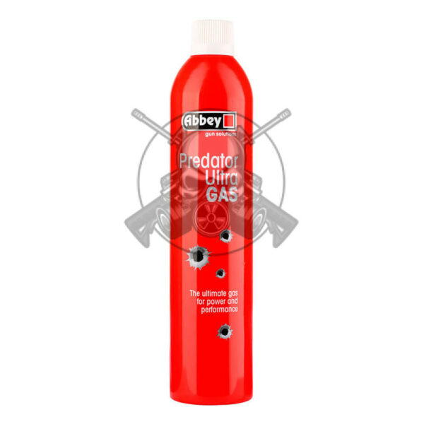BOTELLA GAS ABBEY PREDATOR ULTRA GAS 700ML ROJO