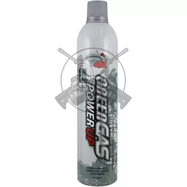 BOTELLA GREEN GAS PUFF DINO 14K TAPON GRIS
