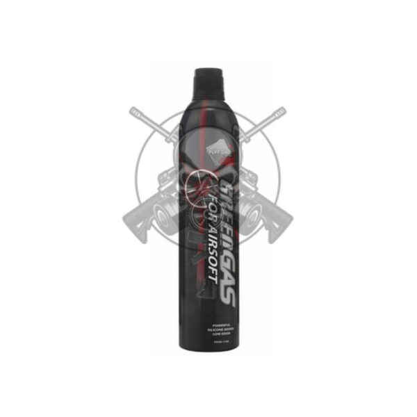 BOTELLA GREEN GAS PUFF DINO 12K NEGRO