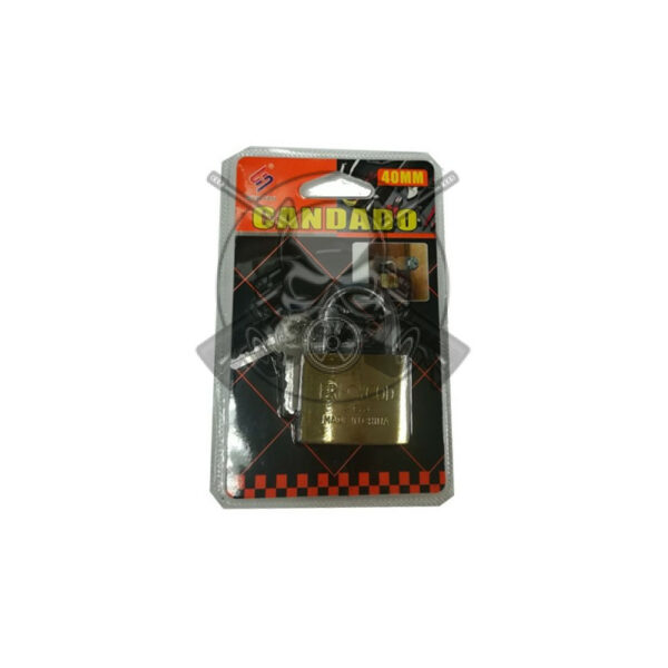 CANDADO SAFETY 40 MM DORADO