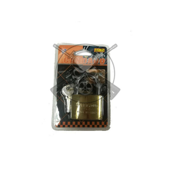 CANDADO SAFETY 50 MM DORADO
