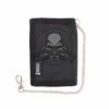 CARTERA NYLON C/CADENA NEGRA