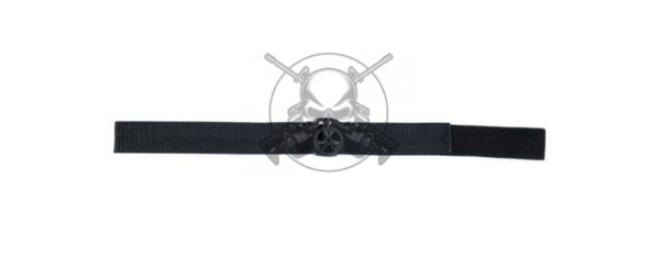 CINTURÓN VELCRO PVC NEGRO