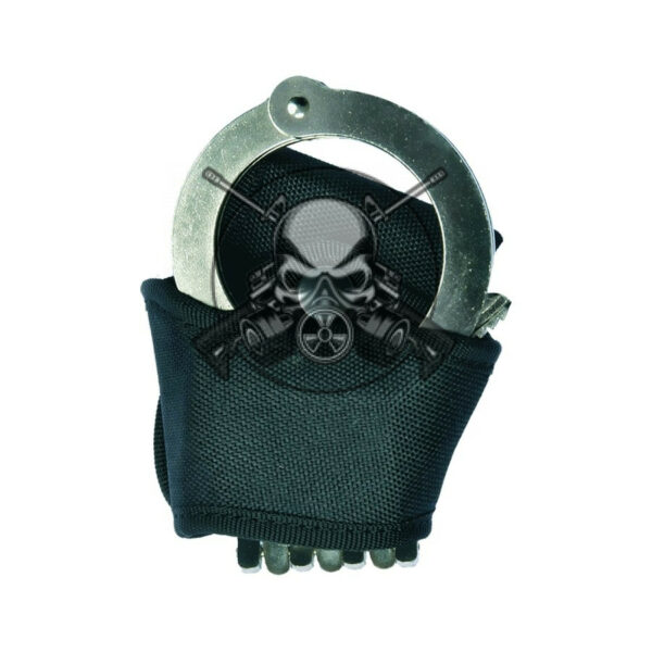 FUNDA GRILLETES NYLON ABIERTA NEGRA