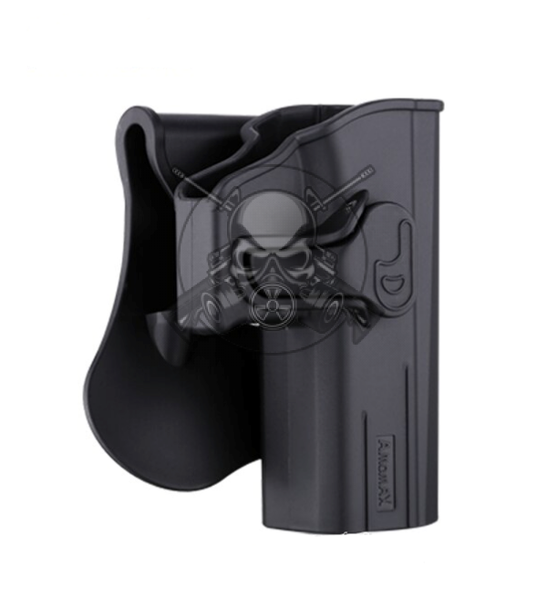 FUNDA PISTOLA RIGIDA AMOMAX P07/P09 NEGRA