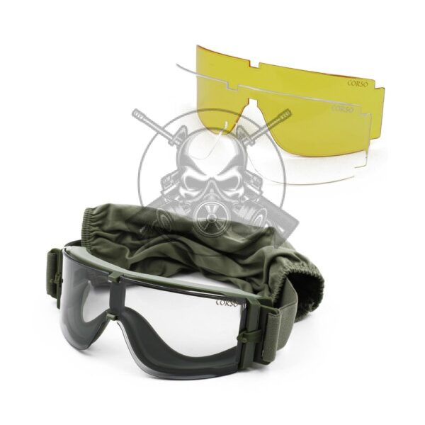 GAFA REVENGE X800 LENTES INTERCAMBIABLES VERDE - Imagen 2