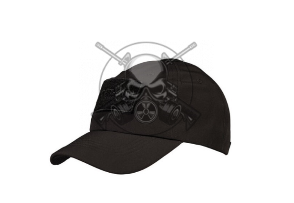 GORRA AIRSOFT SOFTSHELL VELCRO NEGRA
