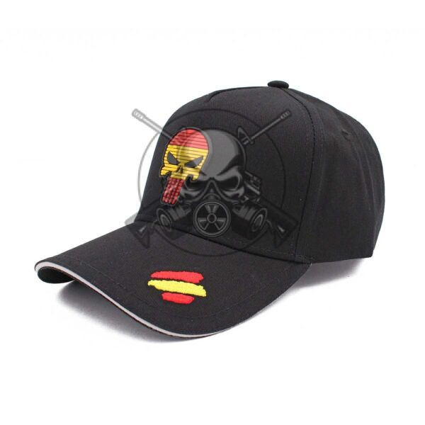 GORRA PUNISHER ESPAÑA NEGRA