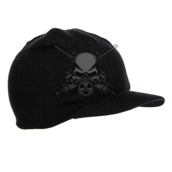GORRO ACRÍLICO VISERA NEGRO