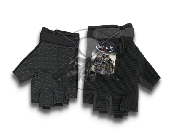 GUANTES DEDOS CORTADOS NEGRO