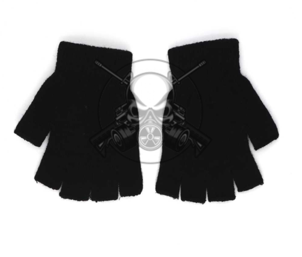 GUANTES ACRÍLICO CORTADOS NEGRO