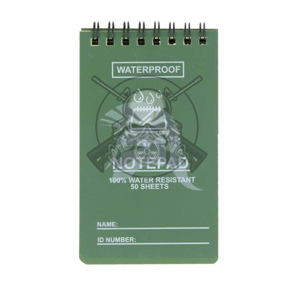 LIBRETA WATERPROOF 12 X 8 CM VERDE