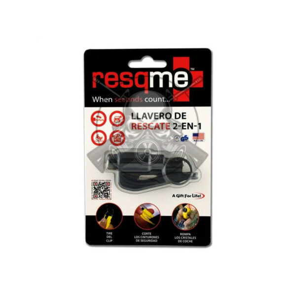 LLAVERO ROMPE VENTANAS RESQME NEGRO