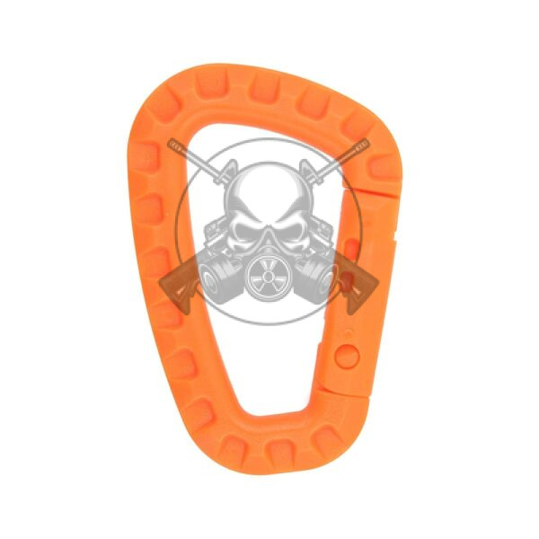MOSQUETON PVC 82MM NARANJA