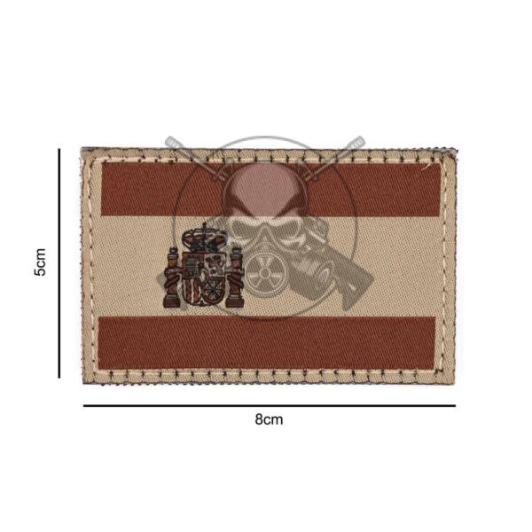 PARCHE MICROBORDADO BANDERA ESPAÑA COYOTE