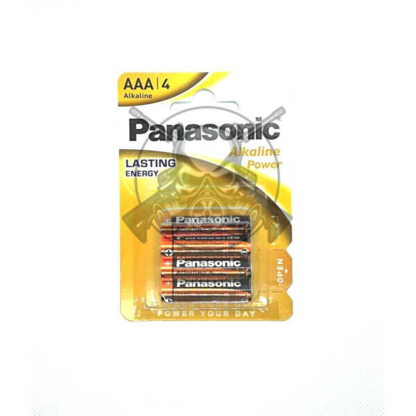 PILA ALCALINA PANASONIC SUPER PEQ. AAA NEGRA