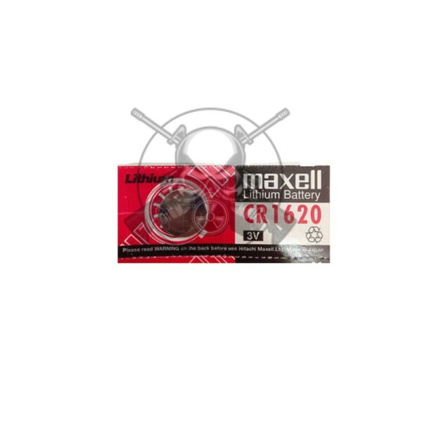 PILA BOTÓN LITIO PACK 1 UND CR1620 PLATA