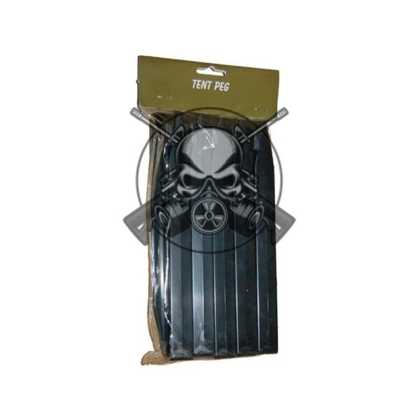 PIQUETAS  PVC PACK 10 UDS 23 CM NEGRA