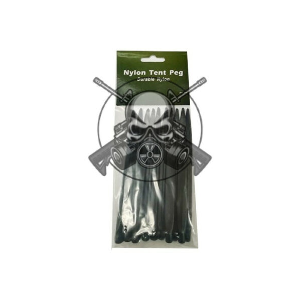 PIQUETAS RESINA PACK 10 UDS NEGRO