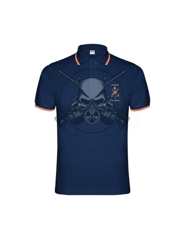 POLO BANDERA ESPAÑA LEGION AZUL