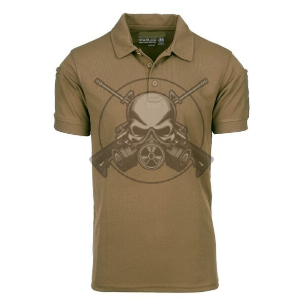 POLO TÁCTICO MANGA CORTA COYOTE