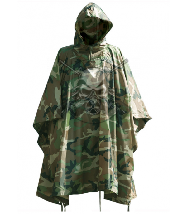 PONCHO MILTEC CUADRILLÉ CAMUFLAJE