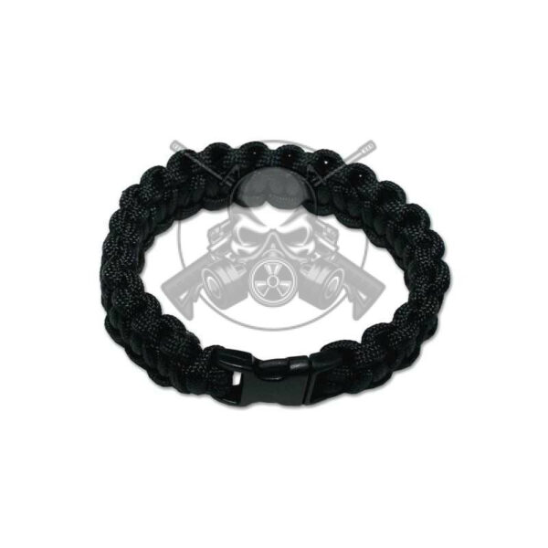 PULSERA PARACORD 1.9 CM NEGRO