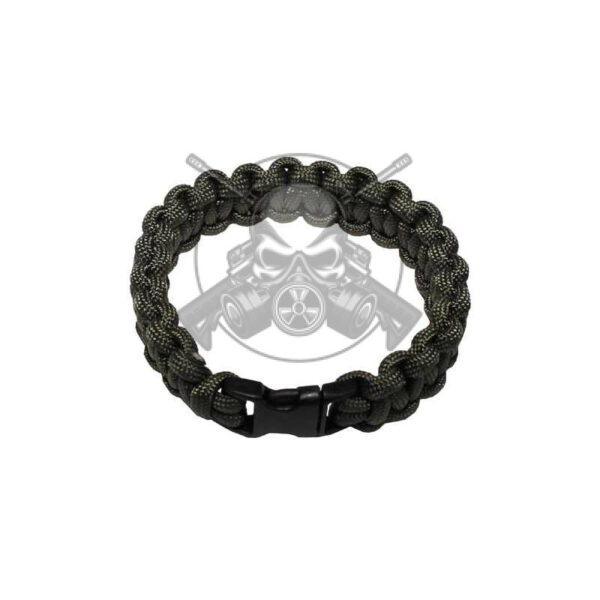 PULSERA PARACORD 1.9 CM VERDE