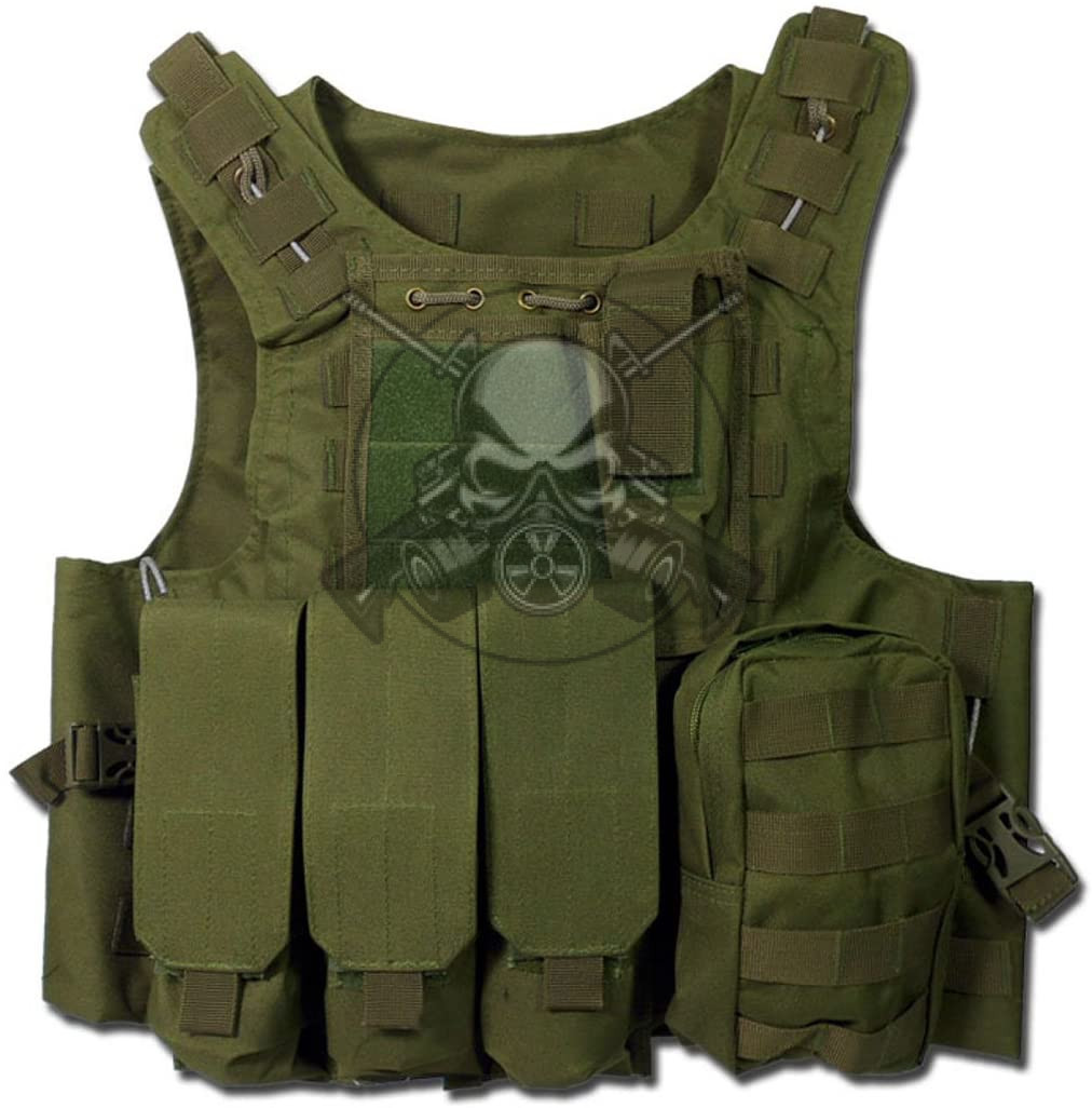 CHALECO TACTICO FSBE VERDE - Ropa táctica Airsoft