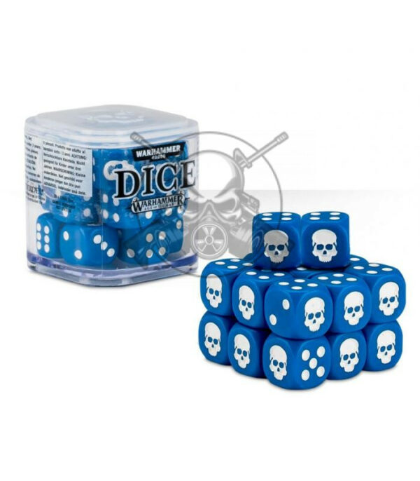 CUBO DE DADOS WARHAMMER AZUL