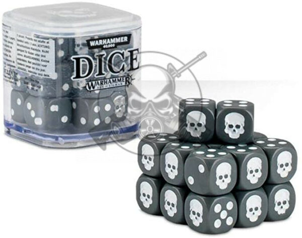 CUBO DE DADOS WARHAMMER GRIS