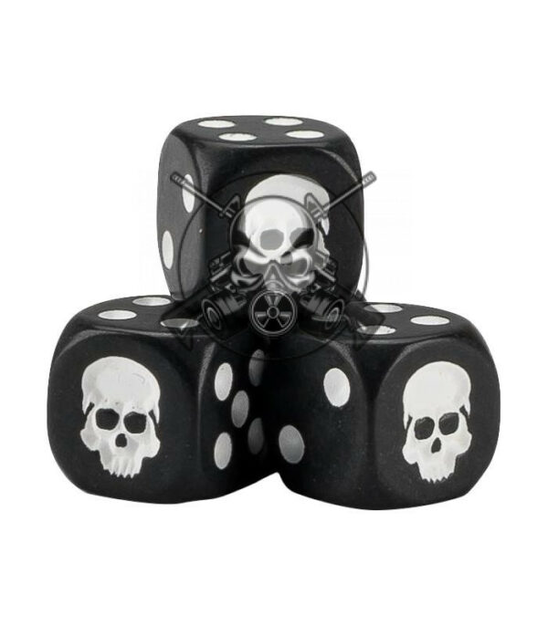 CUBO DE DADOS WARHAMMER NEGRO