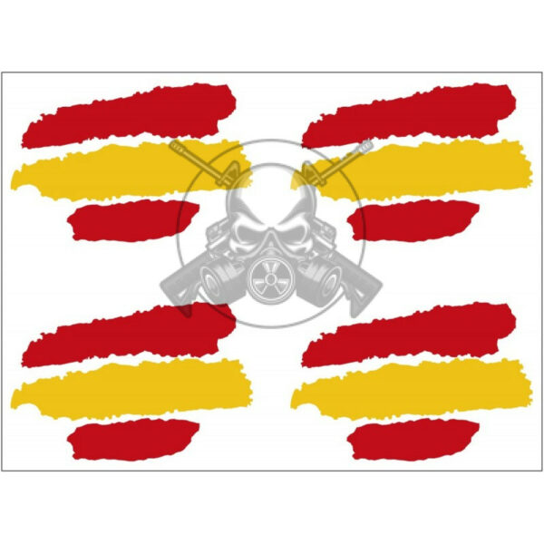 PEGATINA 4 UNIDADES TRAZOS ESPAÑA