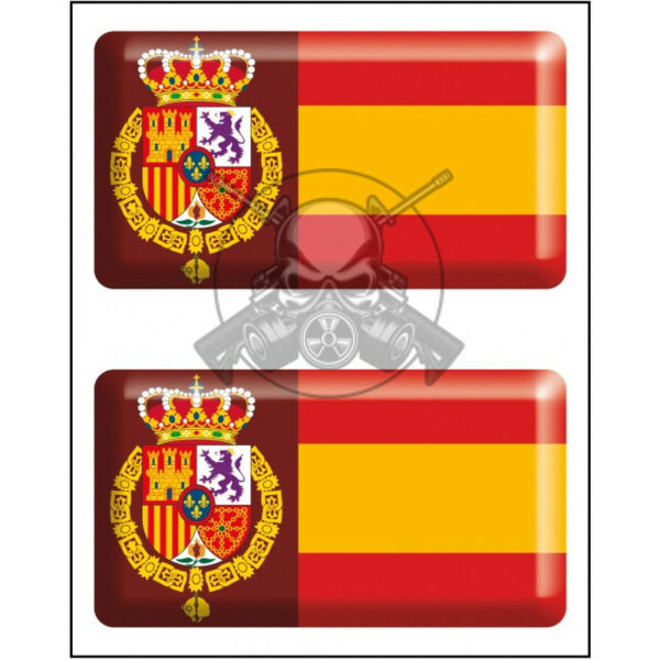 PEGATINA RESINA MED. CASA REAL ESPAÑA