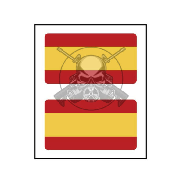 PEGATINA RECTANGULO 2 UNIDADES ESPAÑA