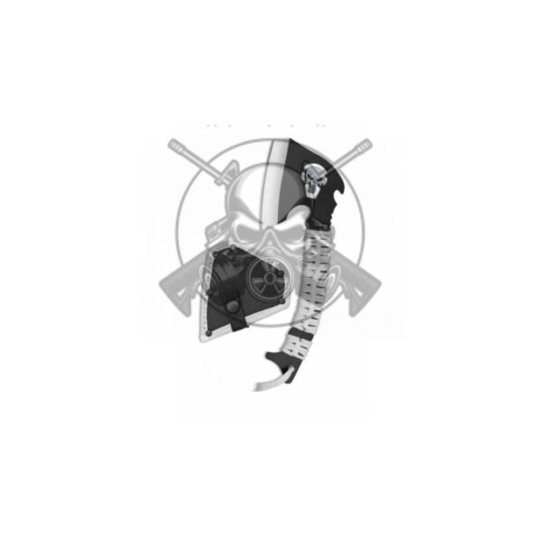 HACHA PUNISHER NEGRA-BLANCA