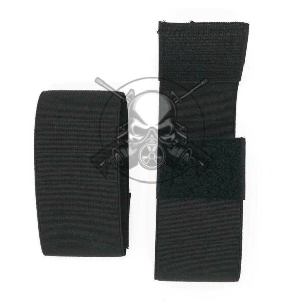 GOMA PIERNA ANCHA VELCRO NEGRA