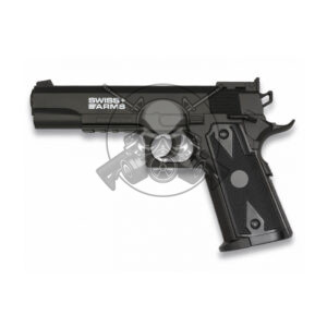 PISTOLA SWISS ARMS P1911 CO2 NEGRA
