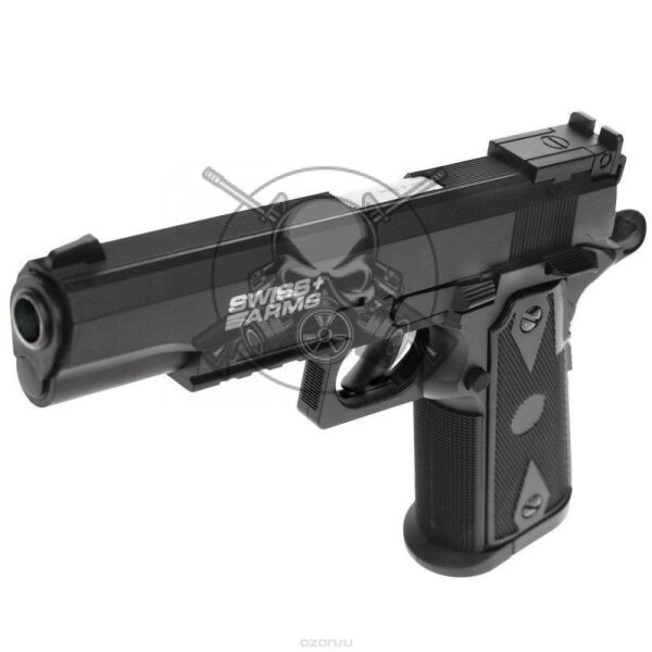 PISTOLA SWISS ARMS P1911 CO2 NEGRA