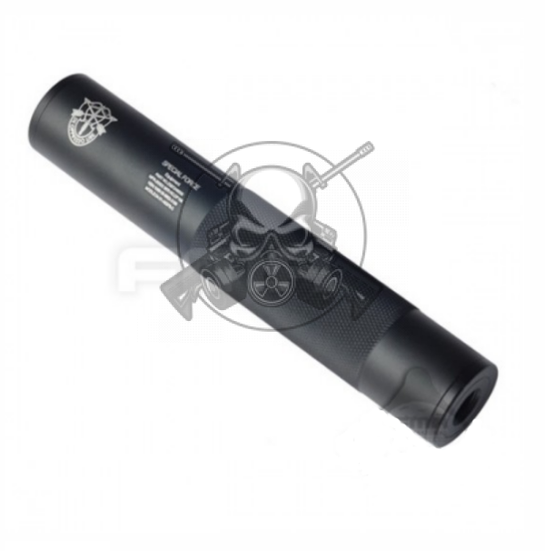 SILENCIADOR FMA SPECIAL FORCE LARGO NEGRO