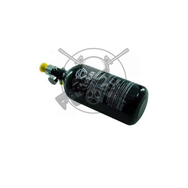 BOTELLA HPA SOGER 48CI 0.8L 3000 PSI ALUMINIO NEGRA